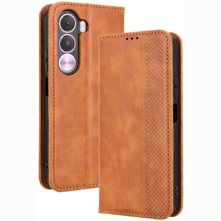 Чохол-книжка Deexe Retro Style для Realme C100i - Brown (412503Z) Чохол-книжка Deexe Retro Style для Realme C100i - Brown: фото 1 з 19