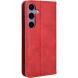 Чехол-книжка Deexe Retro Style для Samsung Galaxy S26 FE - Red (412779R). Фото 8 из 19