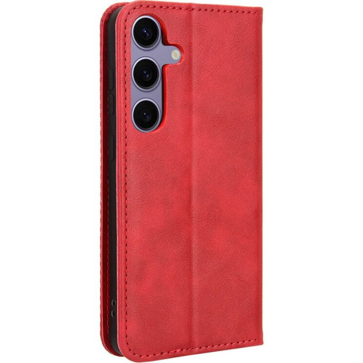 Чехол-книжка Deexe Retro Style для Samsung Galaxy S26 FE - Red (412779R) Чехол-книжка Deexe Retro Style для Samsung Galaxy S26 FE - Red: фото 8 из 19
