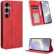 Чехол-книжка Deexe Retro Style для Samsung Galaxy S26 FE - Red (412779R). Фото 2 из 19