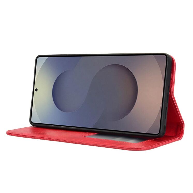 Чохол-книжка Deexe Retro Style для Samsung Galaxy S26 Ultra (S948) - Red: фото 7 з 20