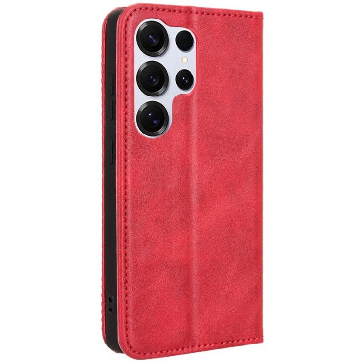 Чохол-книжка Deexe Retro Style для Samsung Galaxy S26 Ultra (S948) - Red: фото 8 з 20