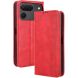 Чохол-книжка Deexe Retro Style для TECNO Spark 50 Pro - Red (269803R). Фото 1 з 20