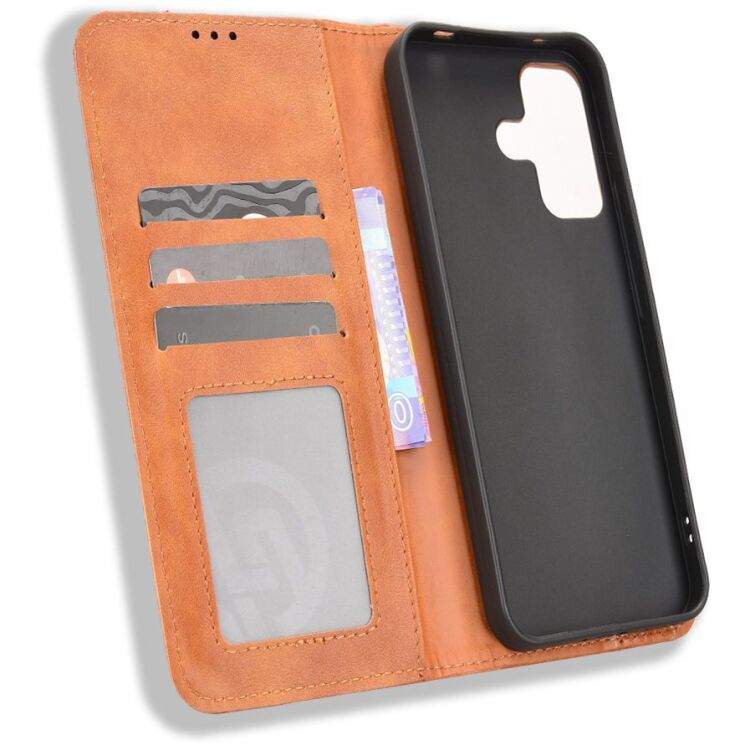 Чохол-книжка Deexe Retro Style для Xiaomi Poco X8 - Brown: фото 4 з 18