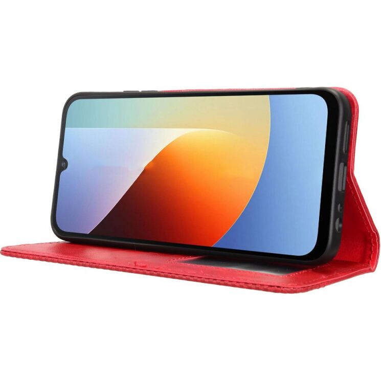 Чехол-книжка Deexe Retro Style для Xiaomi Redmi A7 Pro - Red: фото 5 из 18