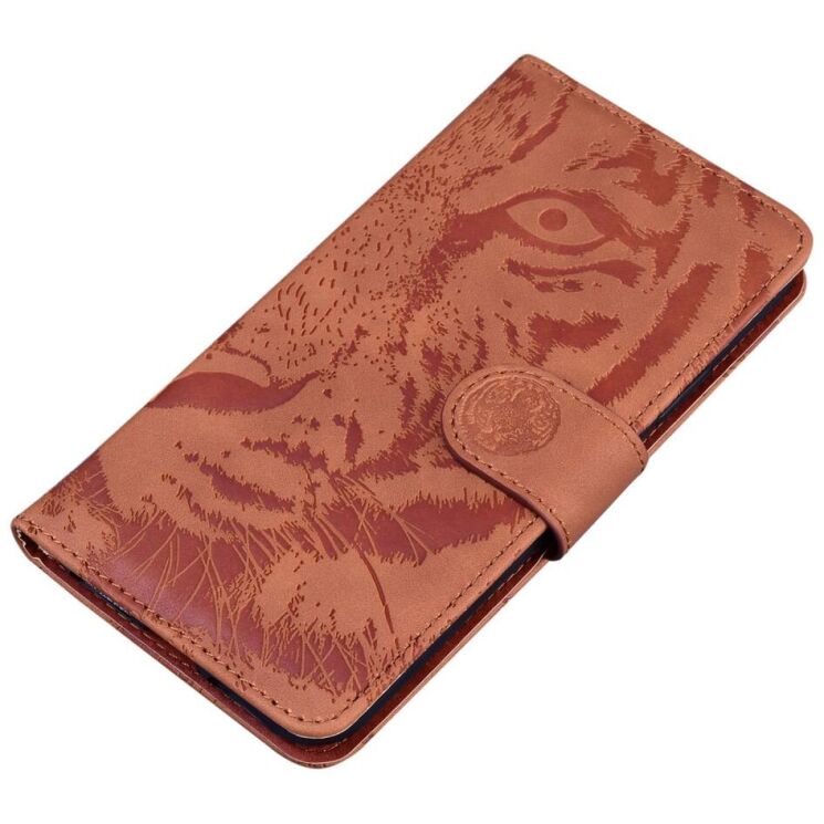 Чехол-книжка Deexe Tiger для Xiaomi Redmi 14C / Redmi A4 5G / Poco C75 - Brown: фото 5 из 7