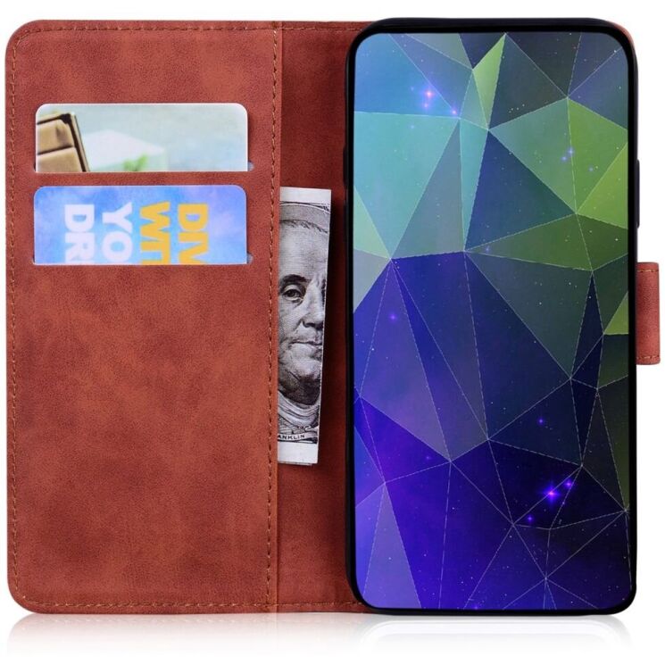 Чехол-книжка Deexe Tiger для Xiaomi Redmi 14C / Redmi A4 5G / Poco C75 - Brown: фото 6 из 7