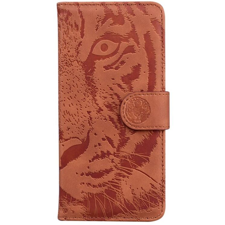 Чехол-книжка Deexe Tiger для Xiaomi Redmi 14C / Redmi A4 5G / Poco C75 - Brown: фото 2 из 7