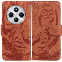 Чехол-книжка Deexe Tiger для Xiaomi Redmi 14C / Redmi A4 5G / Poco C75 - Brown: фото 1 из 7