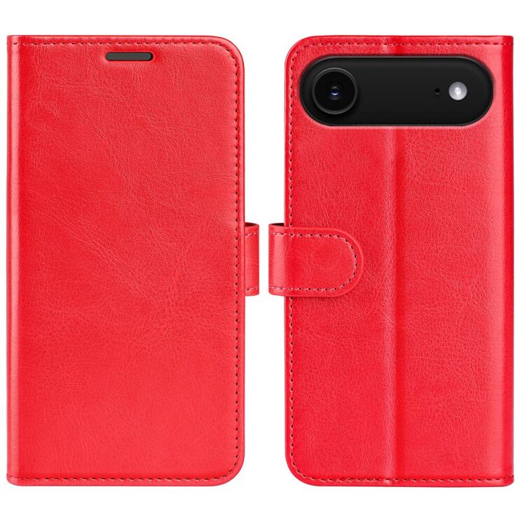 Чохол-книжка Deexe Wallet Style для Apple iPhone 17 Air - Red: фото 1 з 10