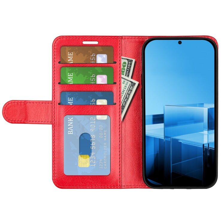 Чехол-книжка Deexe Wallet Style для ASUS Zenfone 11 Ultra - Red: фото 2 из 7