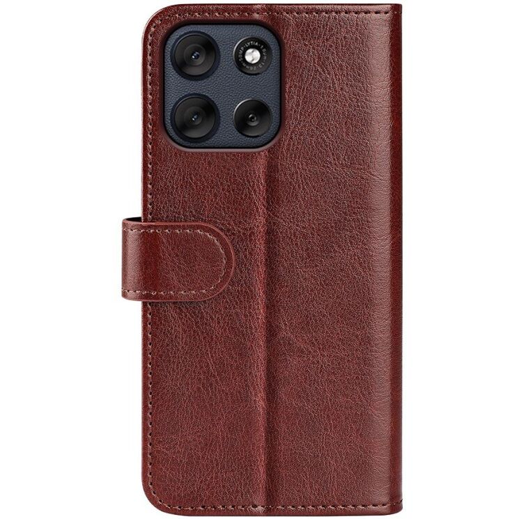 Чехол-книжка Deexe Wallet Style для Motorola Moto G56 - Brown: фото 3 из 8