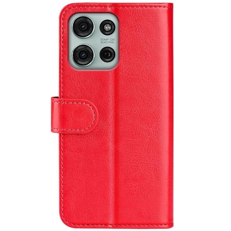 Чехол-книжка Deexe Wallet Style для Motorola Moto G75 - Red: фото 5 из 8