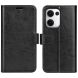 Чехол-книжка Deexe Wallet Style для OPPO Reno 13 5G - Black (376520B). Фото 1 из 9