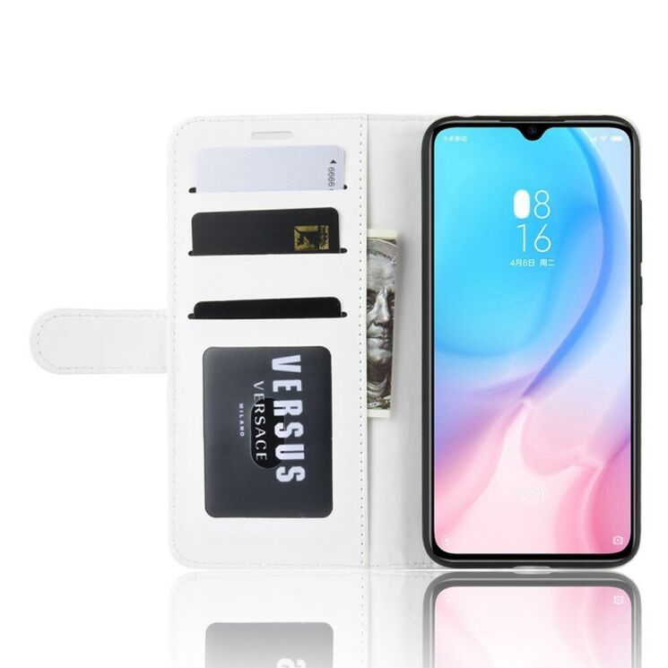 Класичний чохол-книжка Deexe Wallet Style для Xiaomi Mi CC9 / Mi 9 Lite - White: фото 6 з 8
