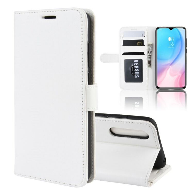 Класичний чохол-книжка Deexe Wallet Style для Xiaomi Mi CC9 / Mi 9 Lite - White: фото 1 з 8