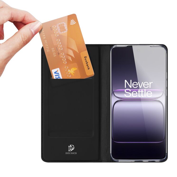 Чехол-книжка DUX DUCIS Skin Pro для OnePlus Nord CE 5 / Ace 5 Racing - Black: фото 2 из 10