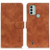 Чехол-книжка с застежкой KHAZNEH Retro Wallet для Nokia C31 - Brown: фото 1 из 10