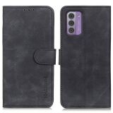 Чехол-книжка KHAZNEH Retro Wallet для Nokia G42 - Black: фото 1 из 9