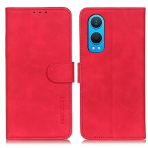 Чехол-книжка KHAZNEH Retro Wallet для OnePlus Nord CE 4 Lite - Red: фото 1 из 8