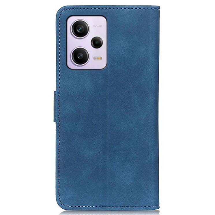 Чехол-книжка KHAZNEH Retro Wallet для Xiaomi Redmi Note 12 Pro 5G / Poco X5 Pro - Blue: фото 9 из 9