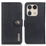 Чехол-книжка KHAZNEH Wallet Cover для Motorola Edge 50 Ultra - Black: фото 1 из 8