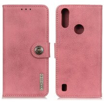 Чохол-книжка KHAZNEH Wallet Cover для Motorola Moto E7 Power / Moto E7i / Moto E7i Power - Pink: фото 1 з 8