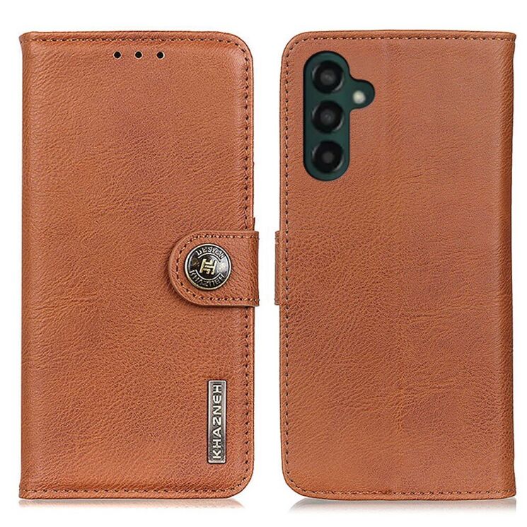 Чехол-книжка KHAZNEH Wallet Cover для Samsung Galaxy A25 (A256) - Brown: фото 1 из 7
