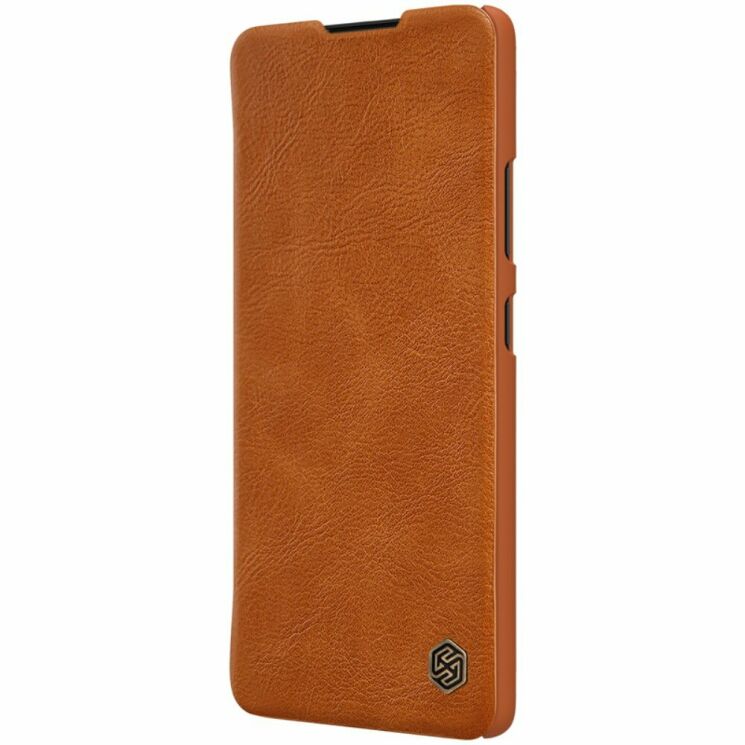 Чохол-книжка NILLKIN Qin Series для Samsung Galaxy S10 Lite (G770) / A91 (A915) - Brown: фото 3 з 17