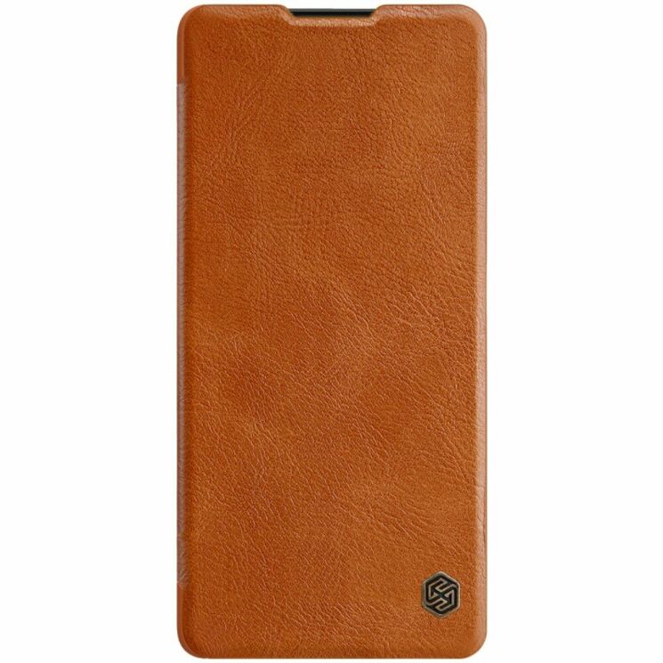 Чохол-книжка NILLKIN Qin Series для Samsung Galaxy S10 Lite (G770) / A91 (A915) - Brown: фото 1 з 17