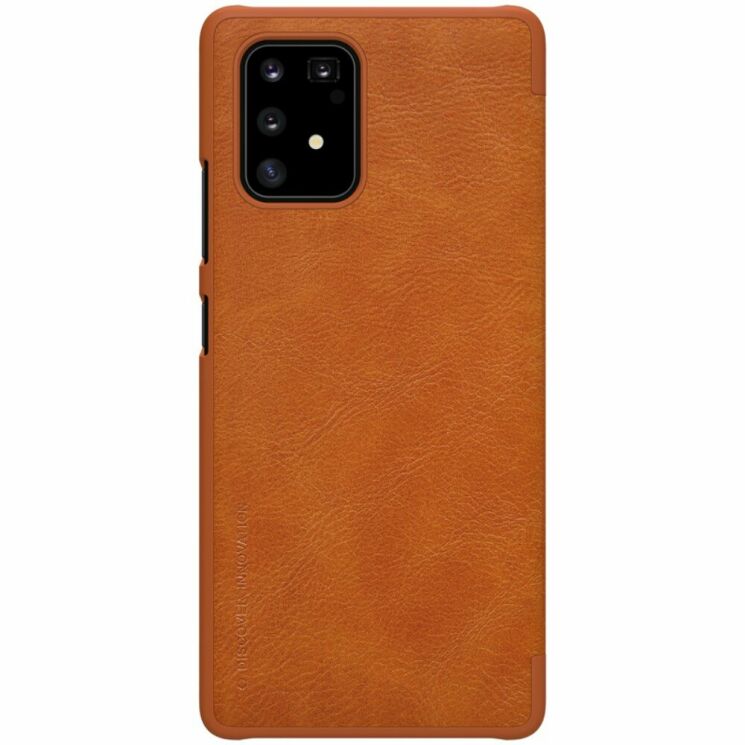 Чохол-книжка NILLKIN Qin Series для Samsung Galaxy S10 Lite (G770) / A91 (A915) - Brown: фото 2 з 17