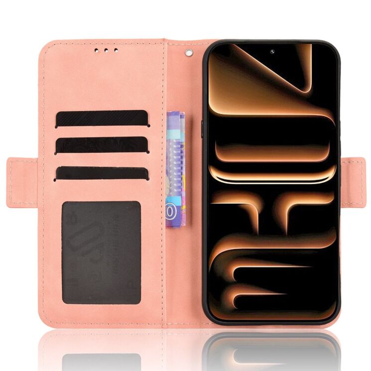 Чехол-книжка с карманами Deexe Wallet Stand для Infinix Note 60 / 60 Pro - Pink (409301P) Чехол-книжка с карманами Deexe Wallet Stand для Infinix Note 60 / 60 Pro - Pink: фото 5 из 15