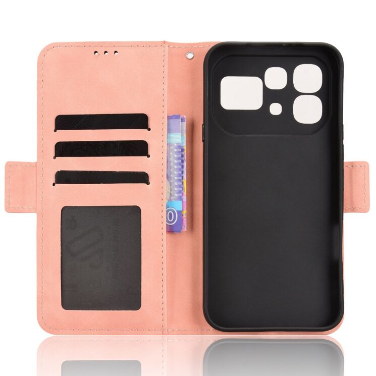 Чехол-книжка с карманами Deexe Wallet Stand для Infinix Note 60 / 60 Pro - Pink (409301P) Чехол-книжка с карманами Deexe Wallet Stand для Infinix Note 60 / 60 Pro - Pink: фото 4 из 15