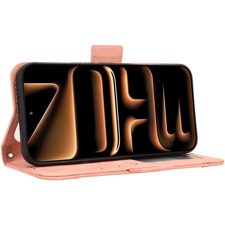 Чехол-книжка с карманами Deexe Wallet Stand для Infinix Note 60 / 60 Pro - Pink (409301P) Чехол-книжка с карманами Deexe Wallet Stand для Infinix Note 60 / 60 Pro - Pink: фото 6 из 15