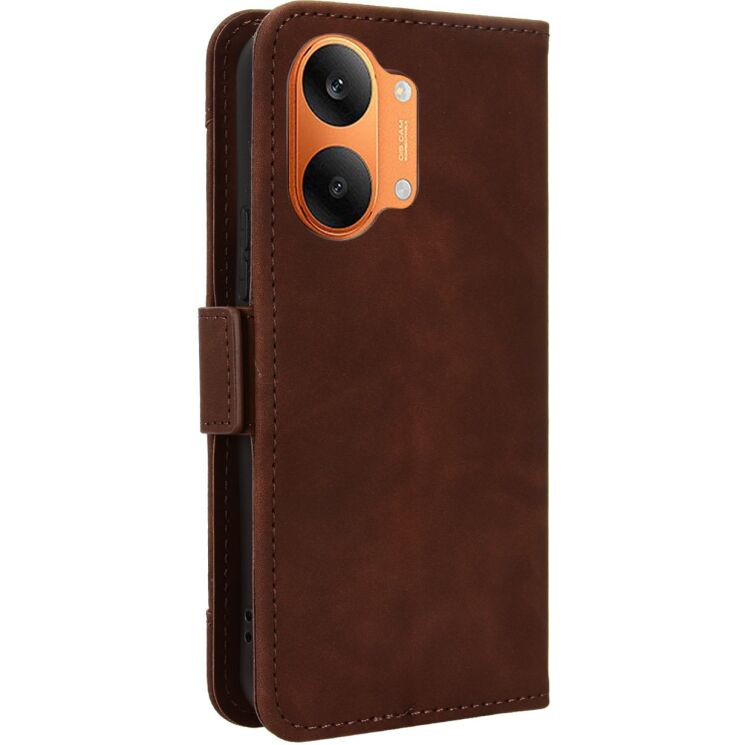 Чохол-книжка з кишеньками Deexe Wallet Stand для Xiaomi Poco X8 Pro Max - Brown (408903Z) Чохол-книжка з кишеньками Deexe Wallet Stand для Xiaomi Poco X8 Pro Max - Brown: фото 7 з 17