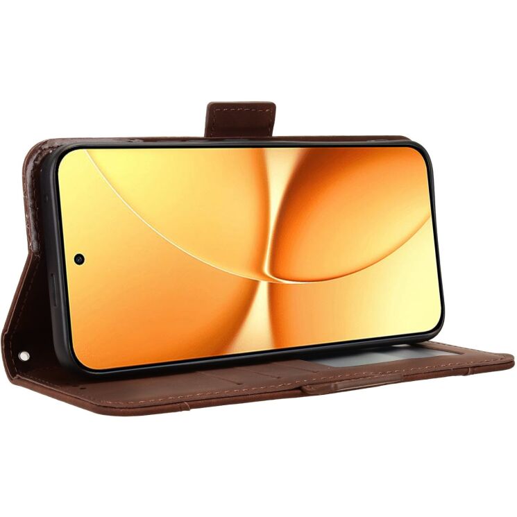 Чохол-книжка з кишеньками Deexe Wallet Stand для Xiaomi Poco X8 Pro Max - Brown (408903Z) Чохол-книжка з кишеньками Deexe Wallet Stand для Xiaomi Poco X8 Pro Max - Brown: фото 6 з 17