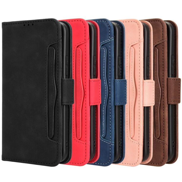 Чохол-книжка з кишеньками Deexe Wallet Stand для Xiaomi Redmi Note 15 Pro 5G - Black: фото 17 з 17