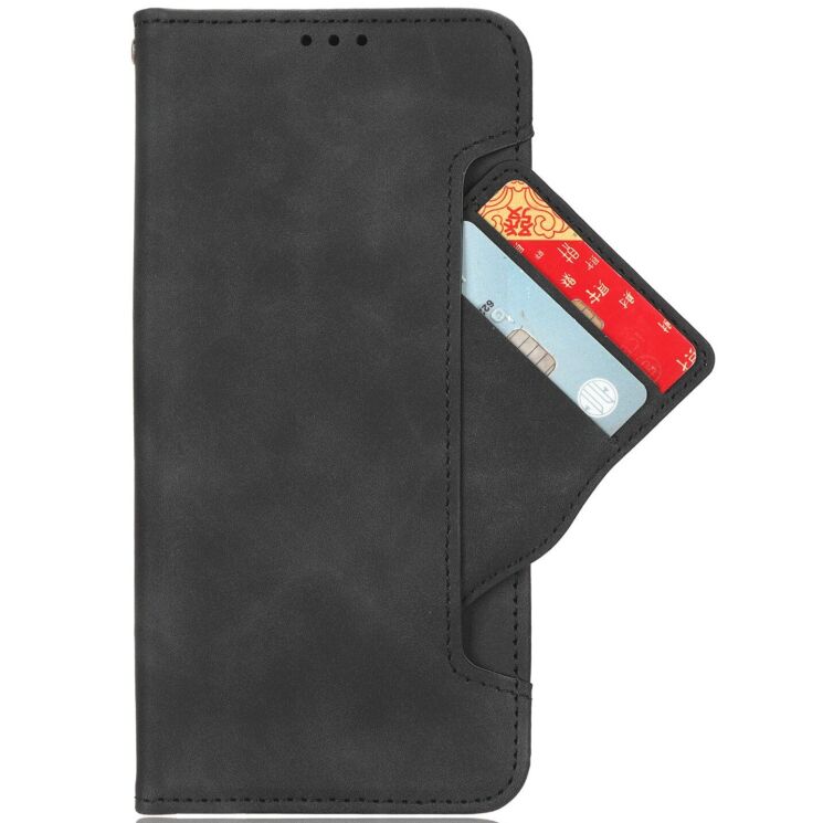 Чохол-книжка з кишеньками Deexe Wallet Stand для Xiaomi Redmi Note 15 Pro 5G - Black: фото 15 з 17