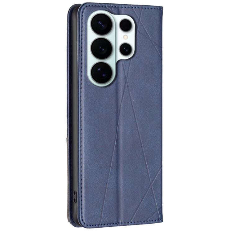 Чехол-книжка с карманами UniCase Geometric Pattern для Samsung Galaxy S26 Ultra - Blue: фото 3 из 10