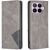 Чехол-книжка с карманами UniCase Geometric Pattern для Xiaomi 17T - Grey: фото 1 из 11