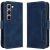 Чехол-книжка с кармашками Deexe Wallet Stand для Infinix Hot 70 Pro - Blue: фото 1 из 15