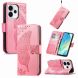 Чехол-книжка с рисунком UniCase Butterfly Pattern для OPPO Reno 15 F/FS - Pink (405840P). Фото 5 из 8