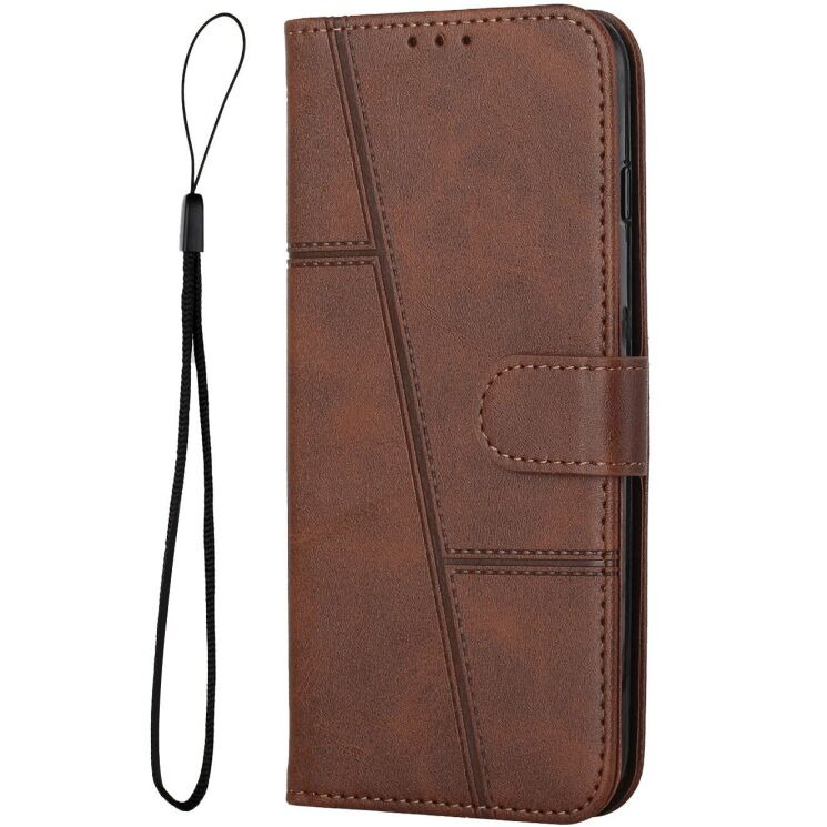 Чехол-книжка с застежкой UniCase Jet Cover для Motorola Moto G57 / G57 Power / G67 Power - Brown: фото 4 из 10