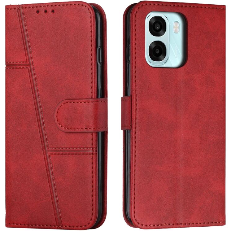 Чехол-книжка с застежкой UniCase Jet Cover для OPPO A6x / A6s / A6 - Red: фото 1 из 10