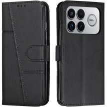 Чехол-книжка с застежкой UniCase Jet Cover для Xiaomi Poco F8 Ultra - Black: фото 1 из 10