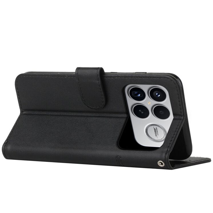 Чехол-книжка с застежкой UniCase Jet Cover для Xiaomi Poco F8 Ultra - Black: фото 3 из 10