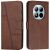 Чехол-книжка с застежкой UniCase Jet Cover для Xiaomi Redmi Note 15 Pro - Brown: фото 1 из 10