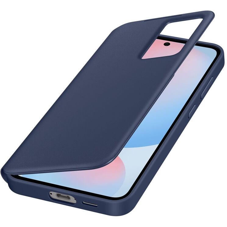 Чехол-книжка Smart View Wallet Case для Samsung Galaxy S24 FE (S721) EF-ZS721CLEGWW - Blue: фото 4 из 5