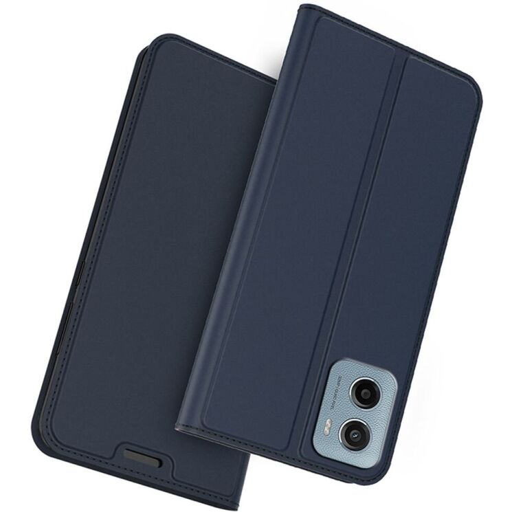 Чохол-книжка UniCase Business Wallet для Motorola Moto G05 / Moto E15 - Blue: фото 1 з 7