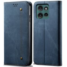 Чехол-книжка UniCase Jeans Wallet для Motorola Edge 50 - Blue: фото 1 из 6